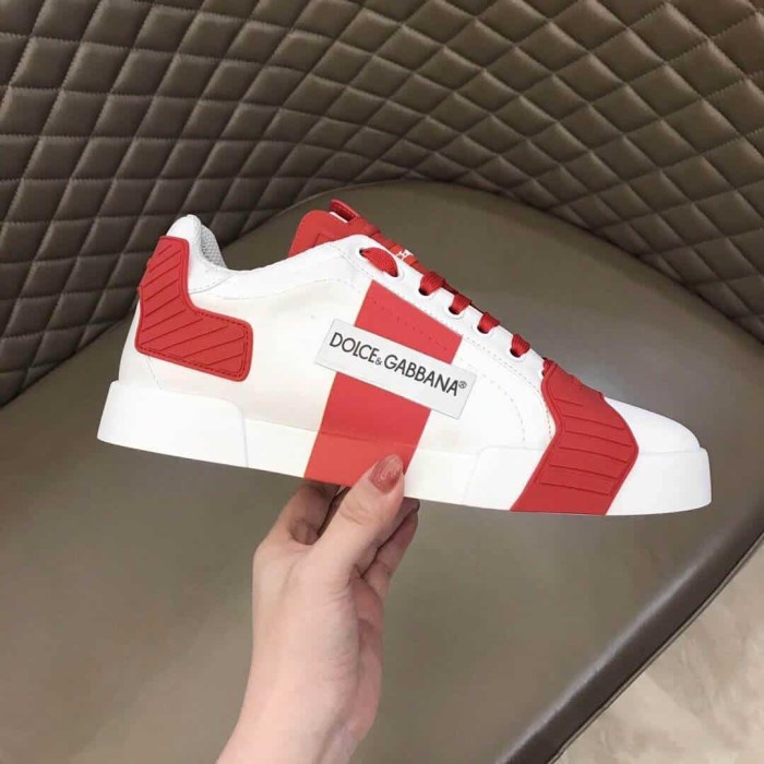 DOLCE    G@BB@N@ LOGO LOW-TOP SNEAKERS   DG91