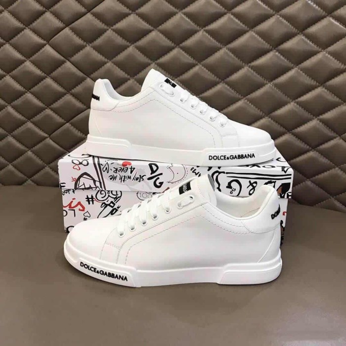 DOLCE    G@BB@N@ PORTOFINO LOW-TOP SNEAKERS   DG86