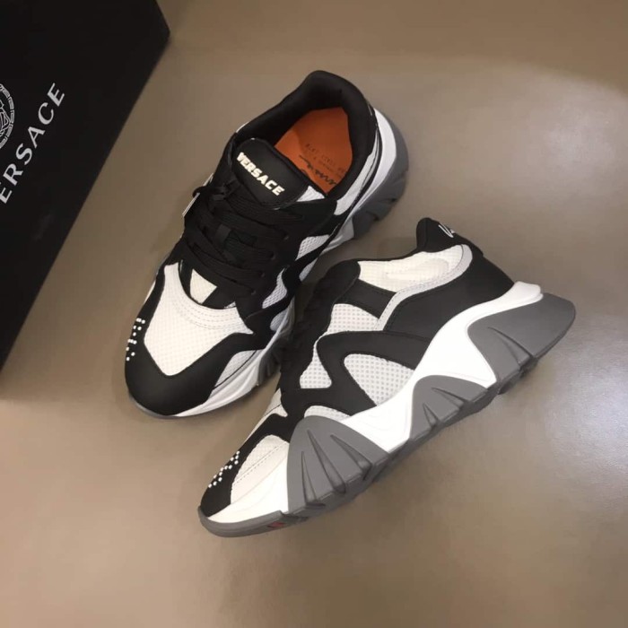 VERS@CE MULTICOLOURED CHUNKY SOLE SNEAKERS   VS36