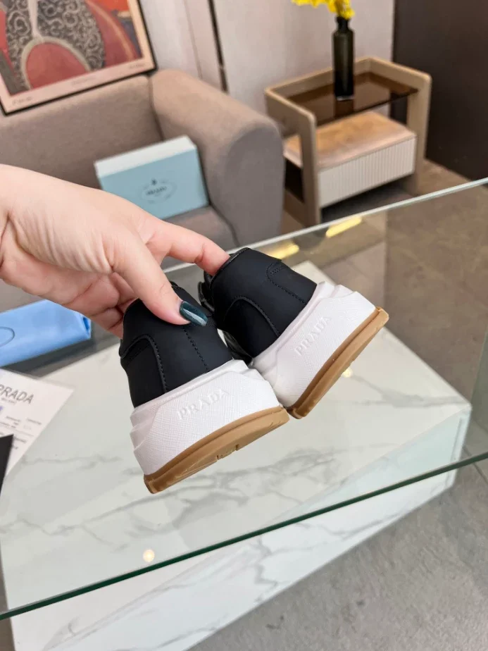 PRAX 01 DELAV SUEDE AND RE-NYLON SNEAKERS   PRD047
