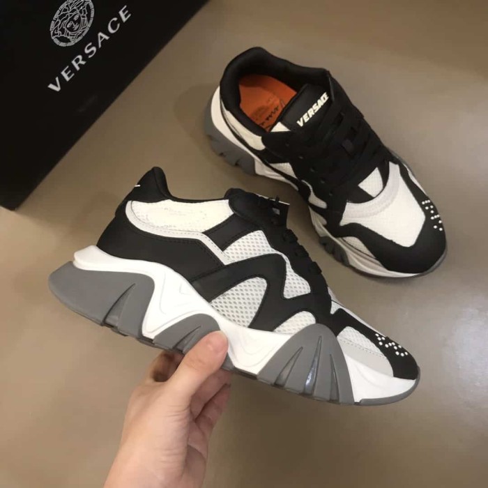 VERS@CE MULTICOLOURED CHUNKY SOLE SNEAKERS   VS36