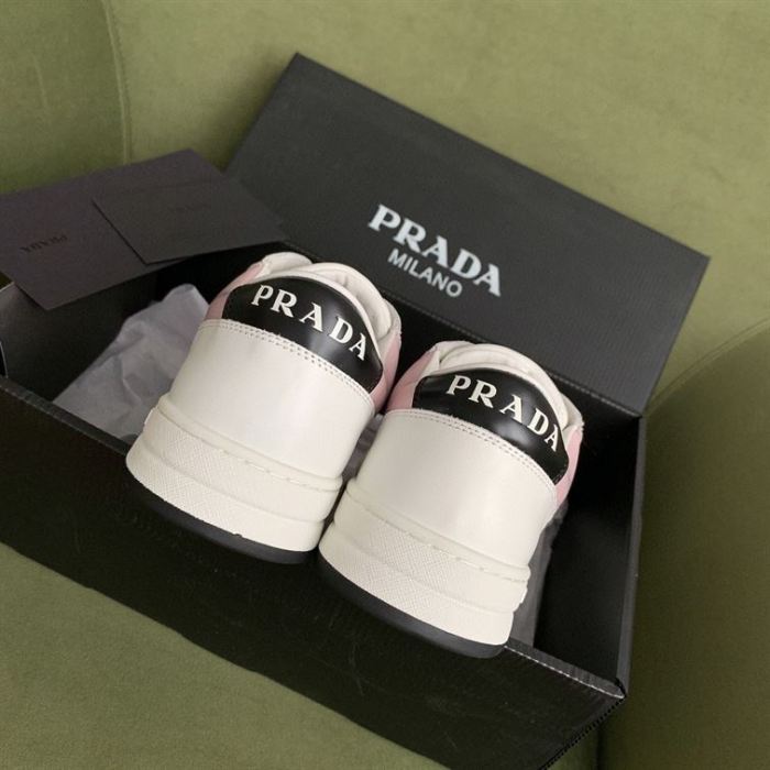 PR@DA@ DISTRICT SNEAKER WHITE PINK   PRD089