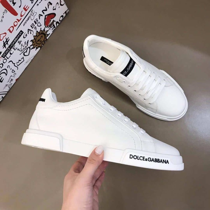 DOLCE    G@BB@N@ PORTOFINO LOW-TOP SNEAKERS   DG86