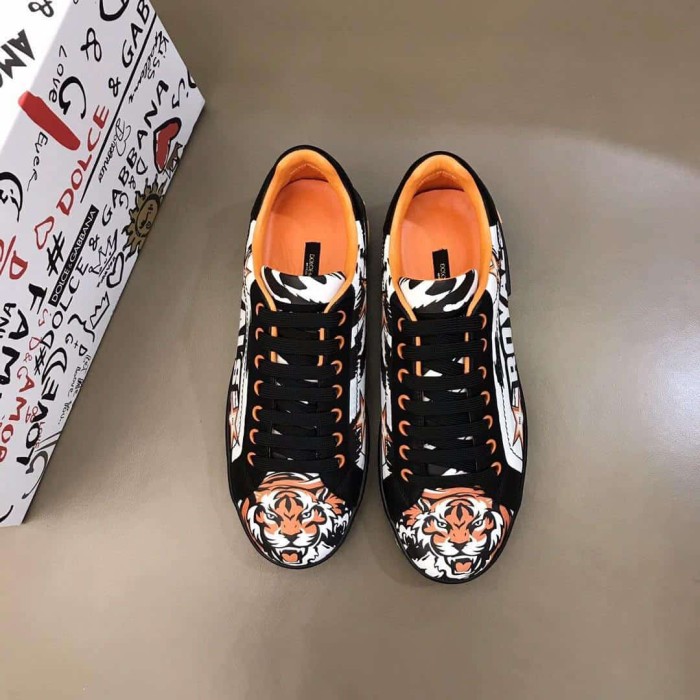 DOLCE    G@BB@N@ PORTOFINO JUNGLE SPORT SNEAKERS   DG88