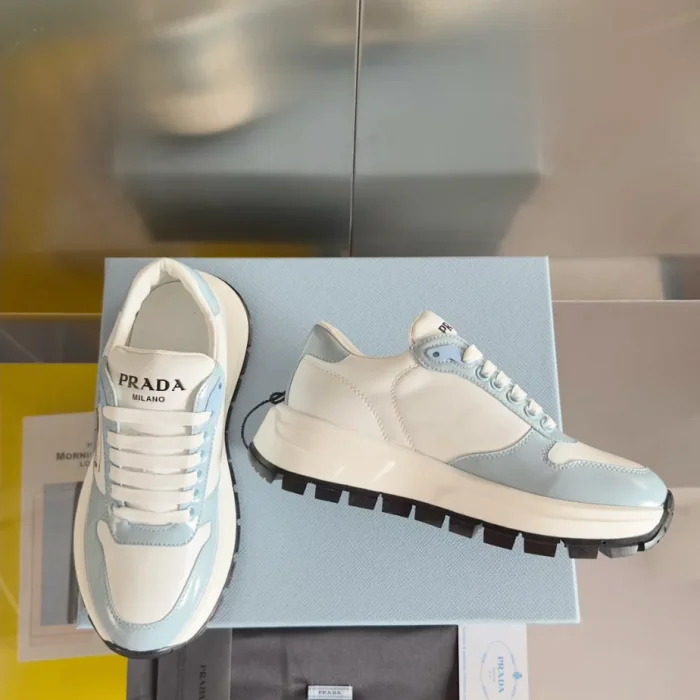PR@DA@ PRAX 01 RE-NYLON SNEAKERS   PRD068