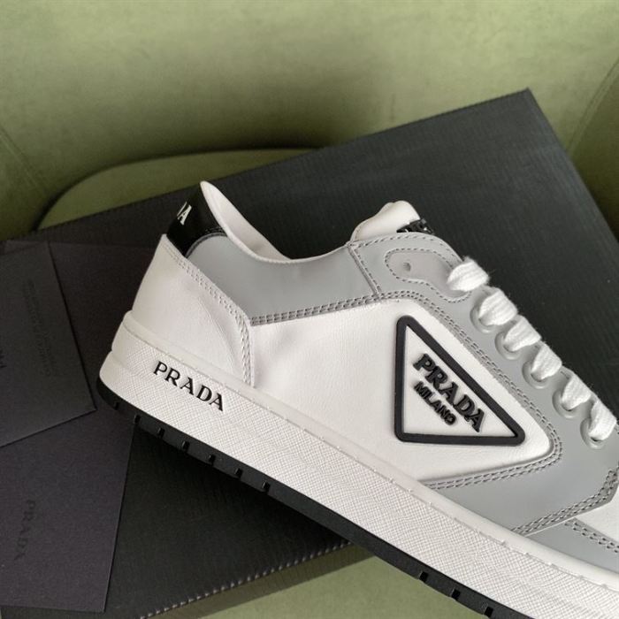 PR@DA@ DISTRICT SNEAKER WHITE GRAY   PRD090