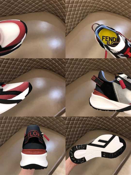 FEND1 CHUNKY LACE-UP TRAINERS   FD26