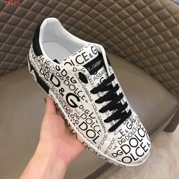 DOLCE    G@BB@N@ LOGO PRINT SNEAKERS   DG13