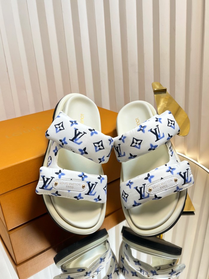 1:1 quality version 28000226 Chubby Old Flower Sandals 6 colors