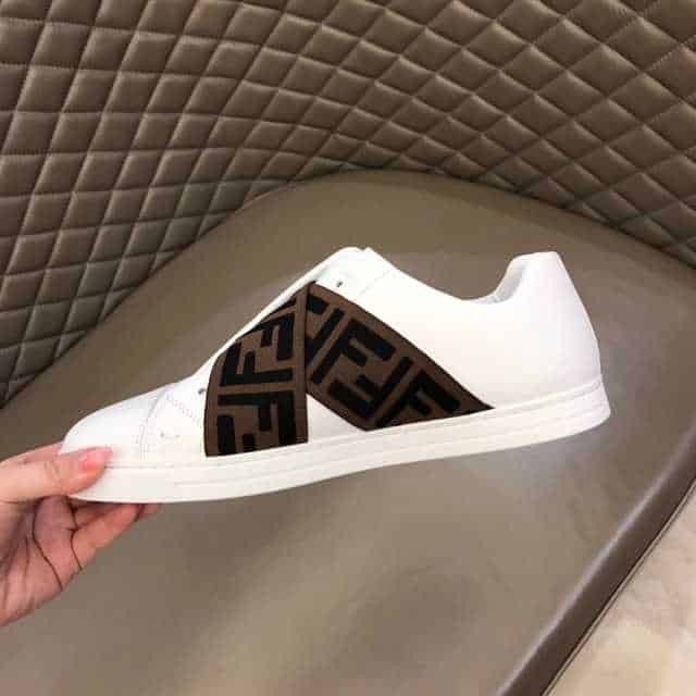 FEND1 CRISSCROSS FF STRAPS SLIP-ON SNEAKERS   FD10