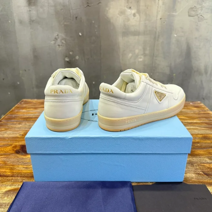 PR@DA@ DOWNTOWN NAPPA LEATHER SNEAKERS   PRD030
