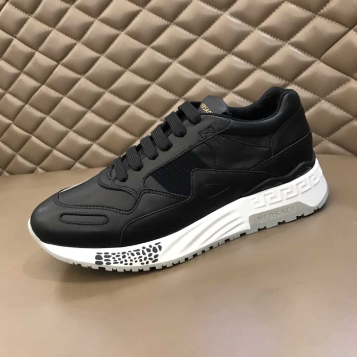 VERS@CE BLACK RUNNER SNEAKERS   VS18