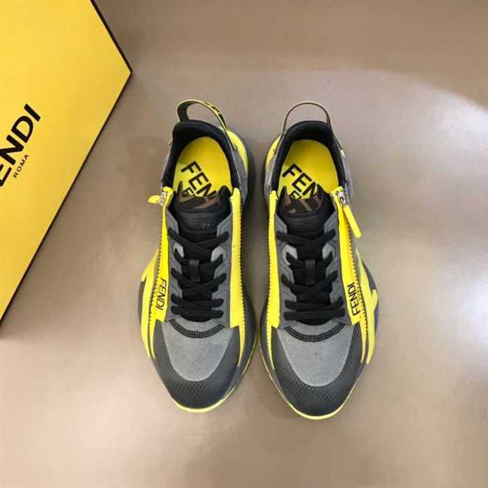 FEND1 CHUNKY LACE-UP TRAINERS   FD21