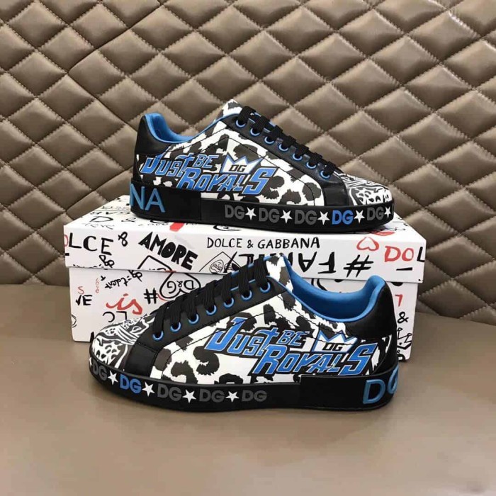 DOLCE    G@BB@N@ PORTOFINO JUNGLE SPORT SNEAKERS   DG90