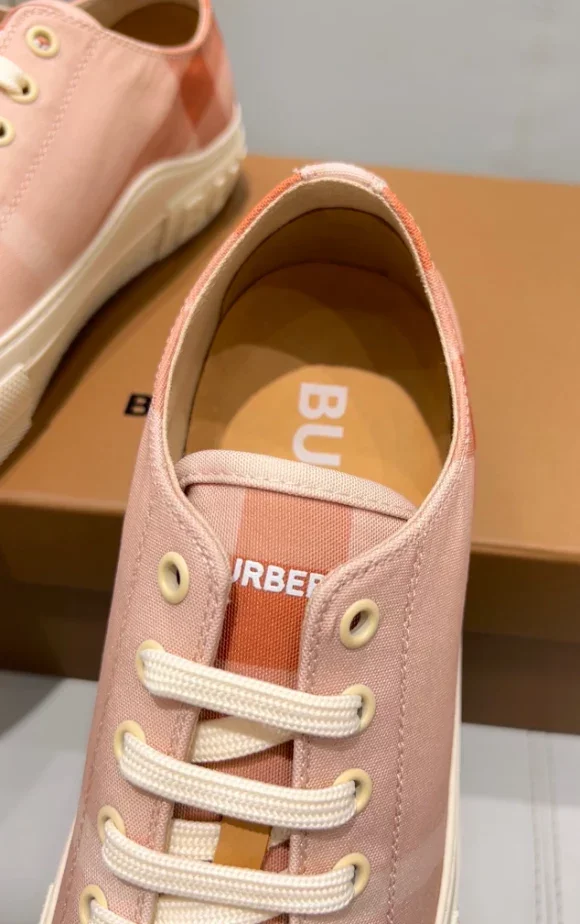 BURB5RRY CHECK COTTON SNEAKERS   BBR128