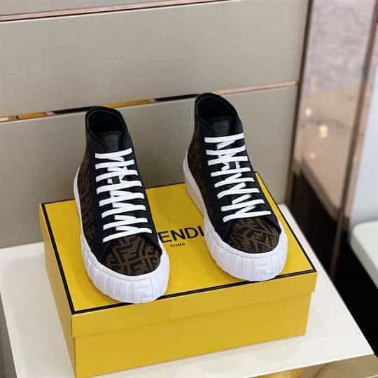 Fendi High Top Sneaker   FD28