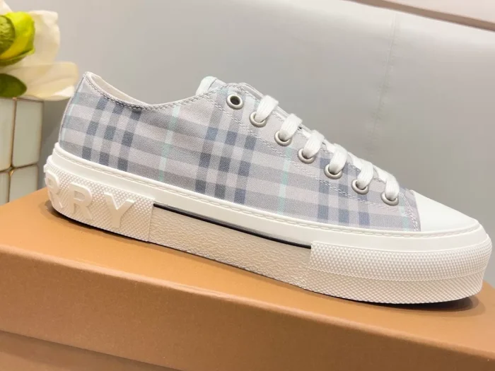 BURB5RRY CHECK COTTON SNEAKERS   BBR127