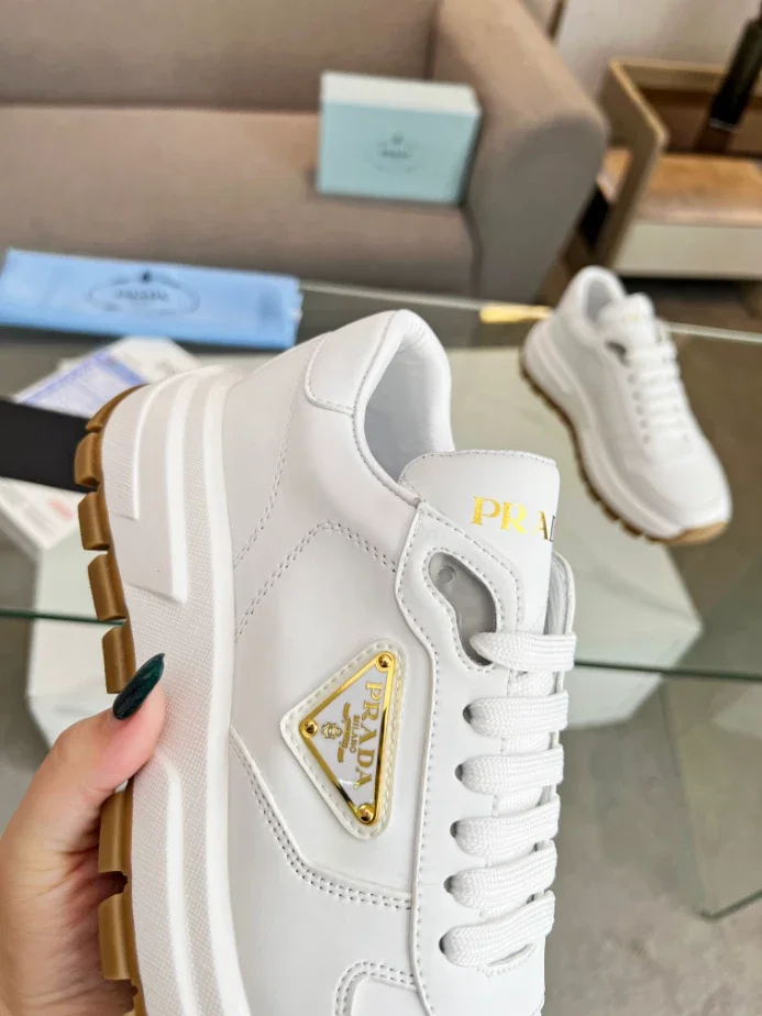 PRAX 01 DELAV SUEDE AND RE-NYLON SNEAKERS   PRD049