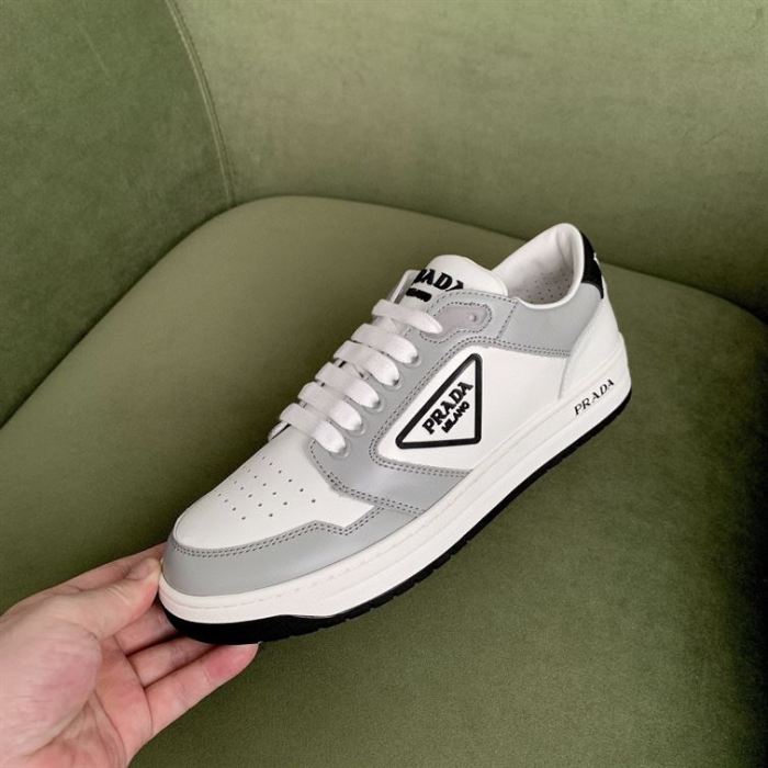 PR@DA@ DISTRICT SNEAKER WHITE GRAY   PRD090