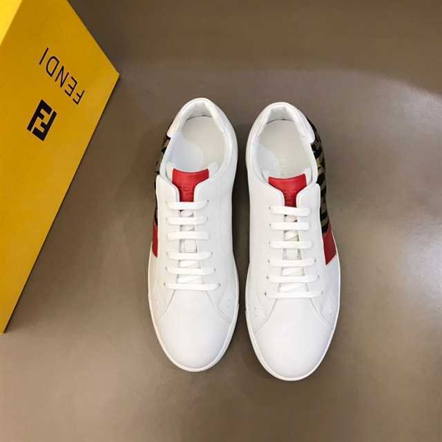 FEND1 FF LOGO PRINT LOW-TOP SNEAKERS   FD16
