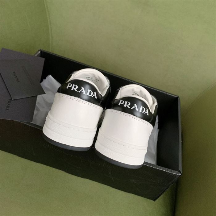 PR@DA@ DISTRICT SNEAKER WHITE BLACK   PRD091