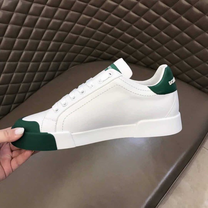 DOLCE    G@BB@N@ PORTOFINO LOW-TOP SNEAKERS   DG84