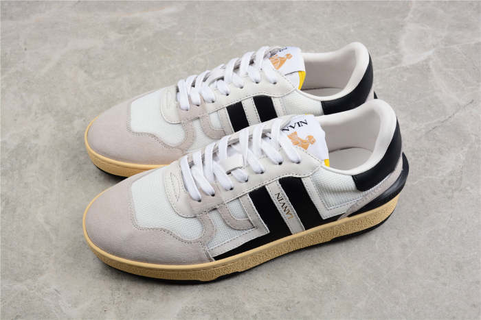 L@nvin Mesh and Suede Sneakers
