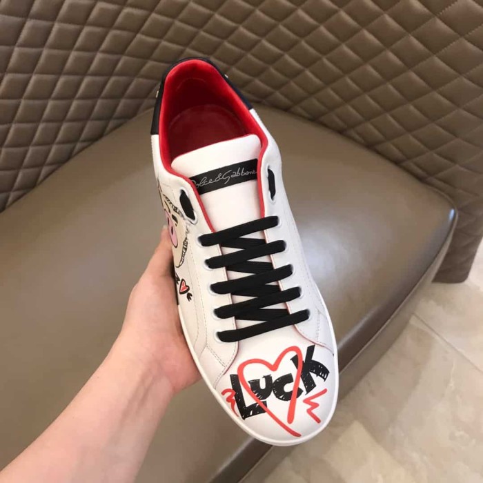 DOLCE    G@BB@N@ PORTOFINO PADRINO PIG SNEAKERS   DG27