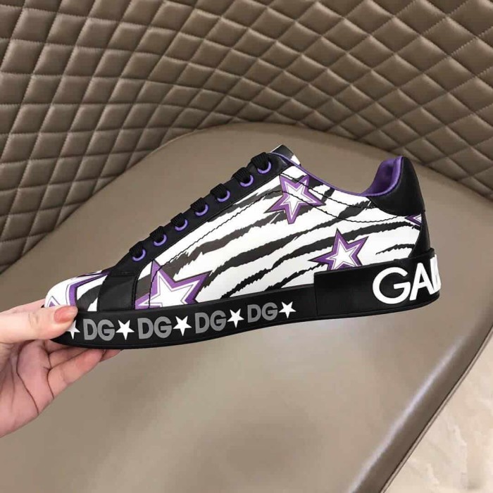 DOLCE    G@BB@N@ PORTOFINO JUNGLE SPORT SNEAKERS   DG89