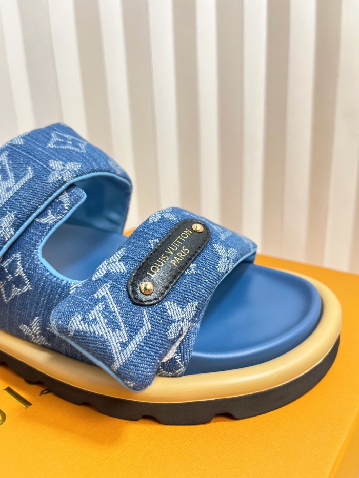 1:1 quality version 28000226 Chubby Old Flower Sandals 6 colors