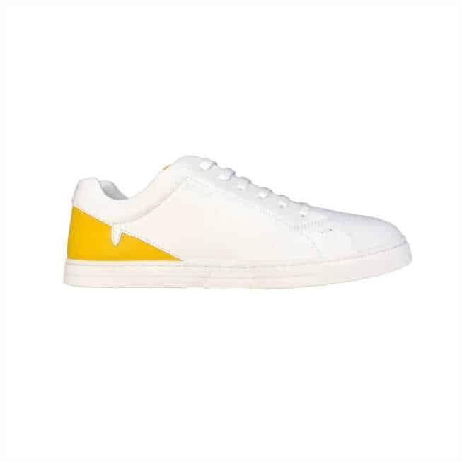 FEND1 CORNER BUGS LOW-TOP SNEAKERS IN WHITE   FD07