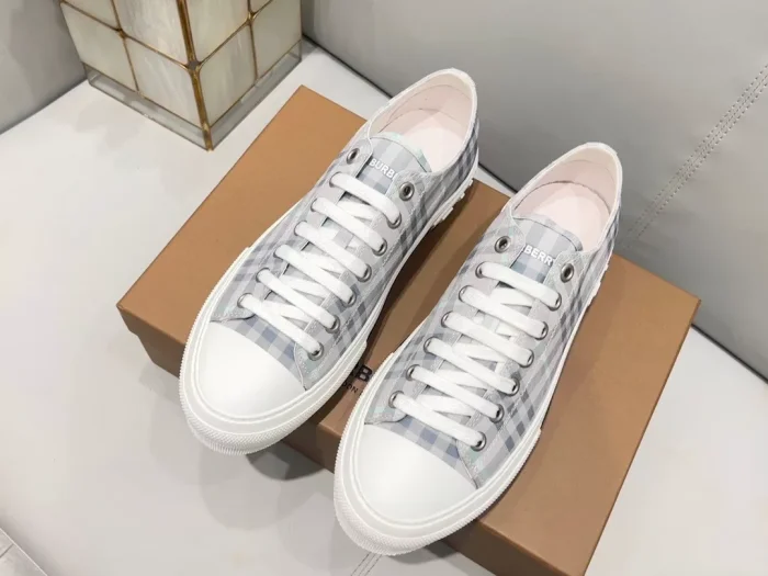BURB5RRY CHECK COTTON SNEAKERS   BBR127