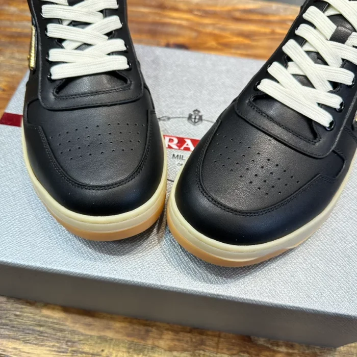 PR@DA@ DOWNTOWN NAPPA LEATHER SNEAKERS   PRD031