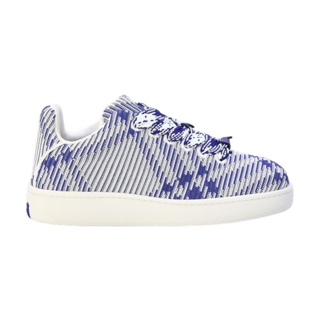 BURB5RRY CHECKED KNITTED SNEAKERS   BBR101