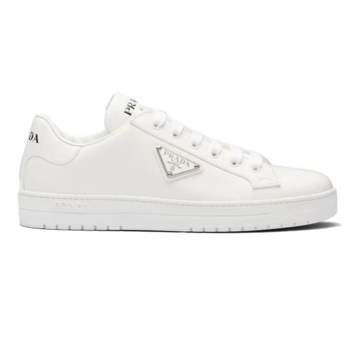 PR@DA@ DOWNTOWN BRUSHED LEATHER SNEAKERS   PRD035