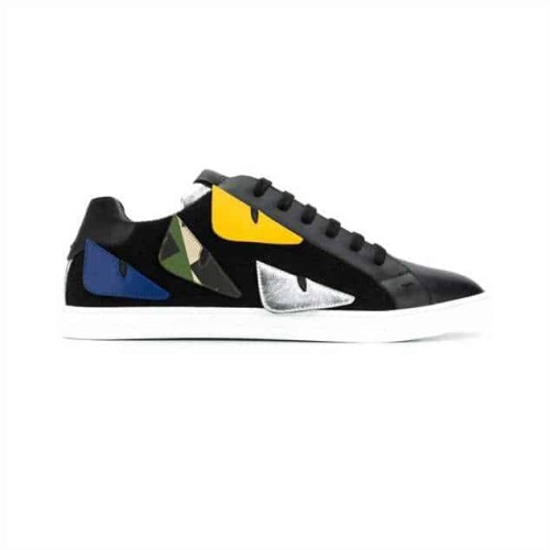 FEND1 MONSTER EYES LOW-TOP TRAINERS SNEAKERS   FD05