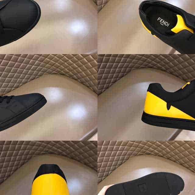 FEND1 CORNER BUGS LOW-TOP SNEAKERS   FD08