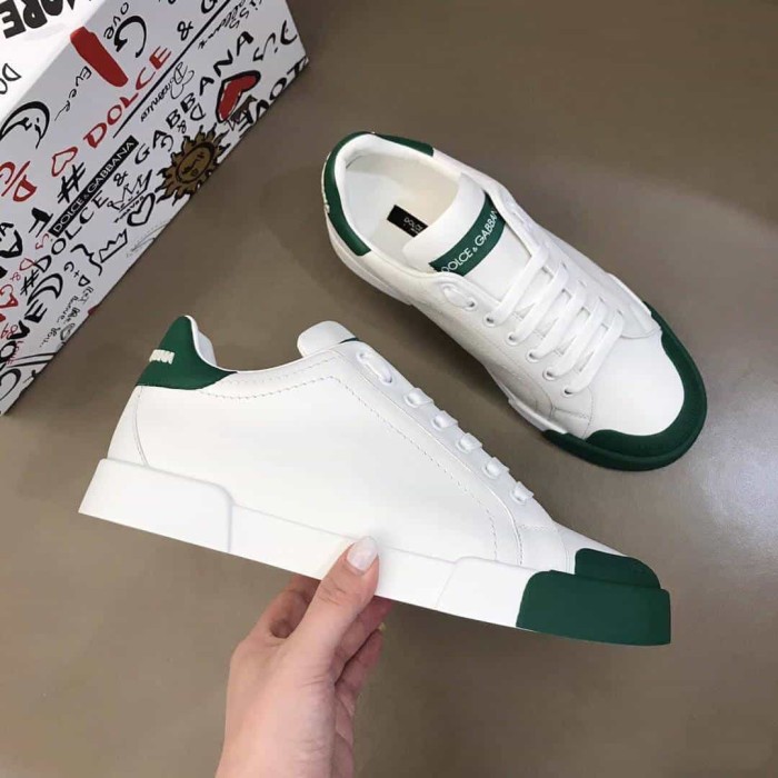 DOLCE    G@BB@N@ PORTOFINO LOW-TOP SNEAKERS   DG84