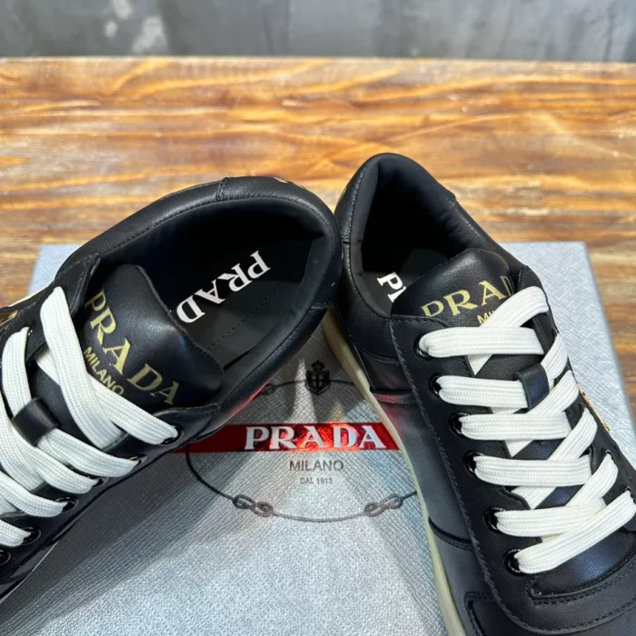 PR@DA@ DOWNTOWN NAPPA LEATHER SNEAKERS   PRD031