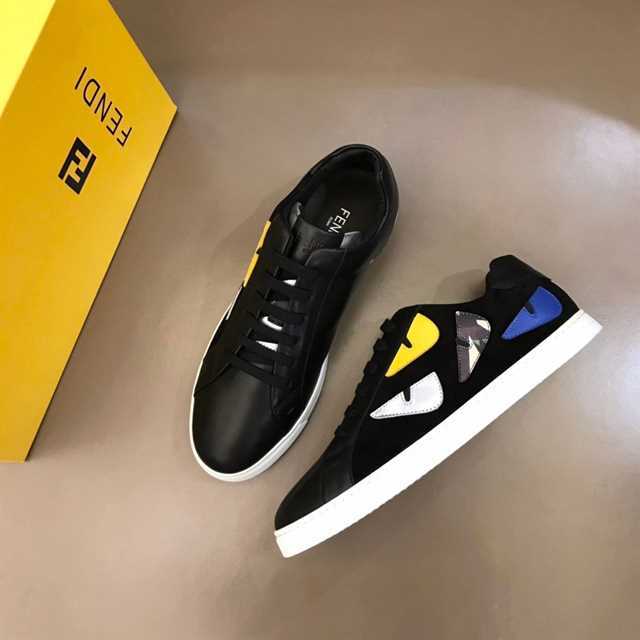 FEND1 MONSTER EYES LOW-TOP TRAINERS SNEAKERS   FD05