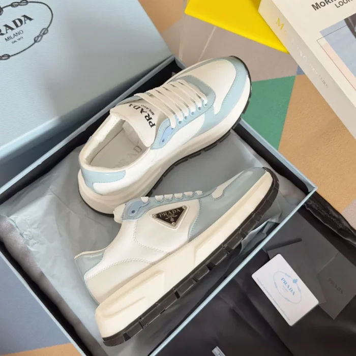 PR@DA@ PRAX 01 RE-NYLON SNEAKERS   PRD068