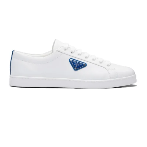 PR@DA@ BRUSHED LEATHER SNEAKERS   PRD044