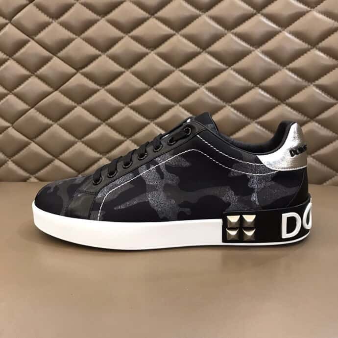 DOLCE    G@BB@N@ PRINTED LOW-TOP TRAINERS   DG10