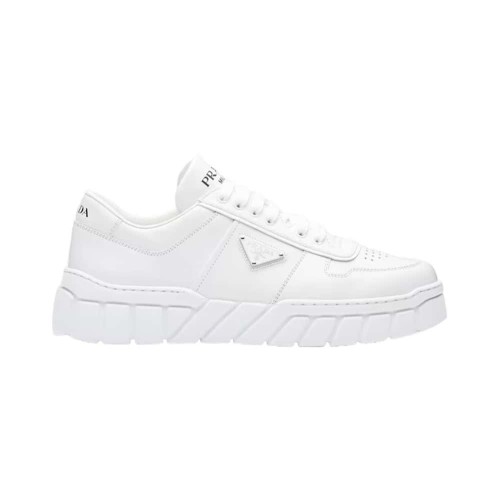 PR@DA@ LEATHER SNEAKERS   PRD033