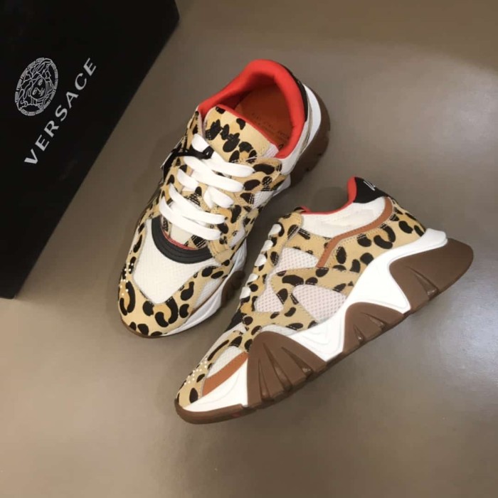 VERS@CE LEOPARD PRINT SNEAKERS   VS37