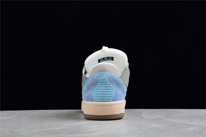 L@nvin Grey and Blue Sneakers