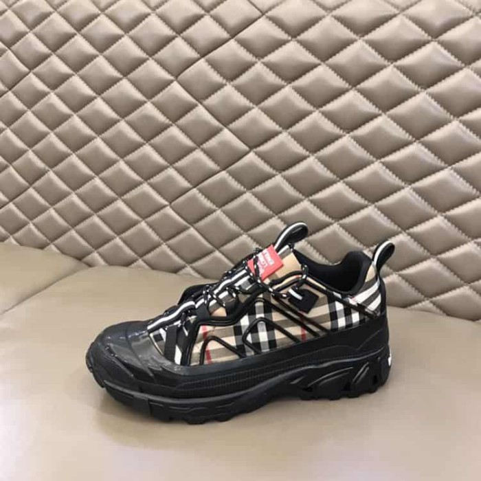 BURB5RRY VINTAGE CHECK COTTON AUTHUR SNEAKERS BBR090