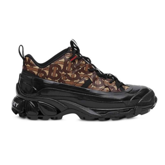 BURB5RRY MONOGRAM PRINT ARTHUR SNEAKERS   BBR033