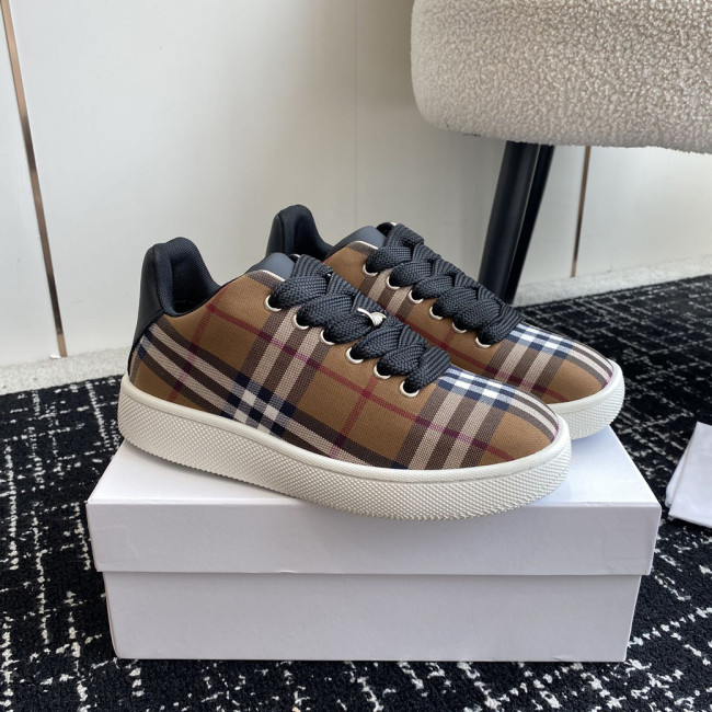 BURB5RRY RANGLETON CHECK SNEAKERS   BBR102