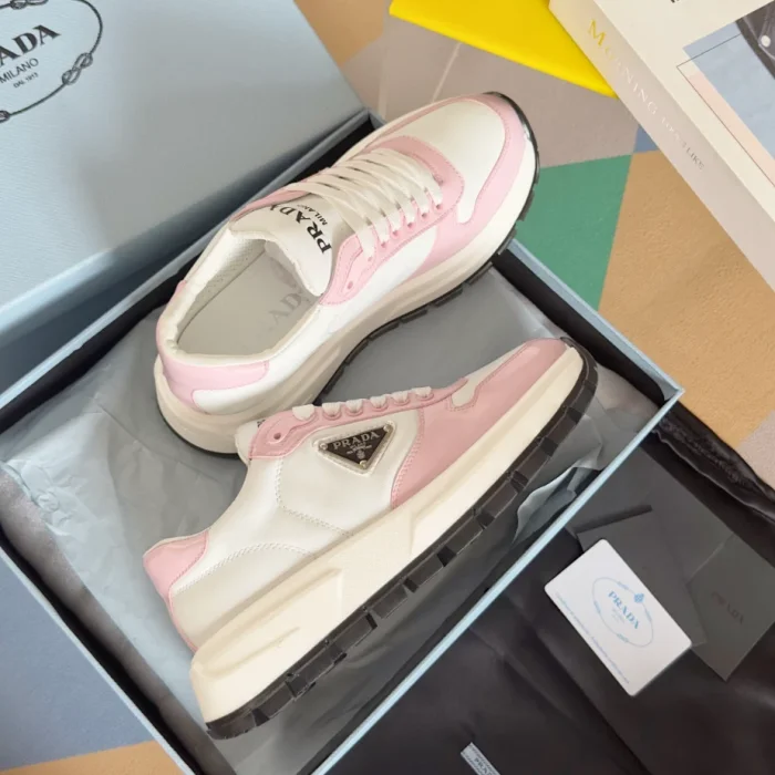 PR@DA@ PRAX 01 RE-NYLON SNEAKERS   PRD066